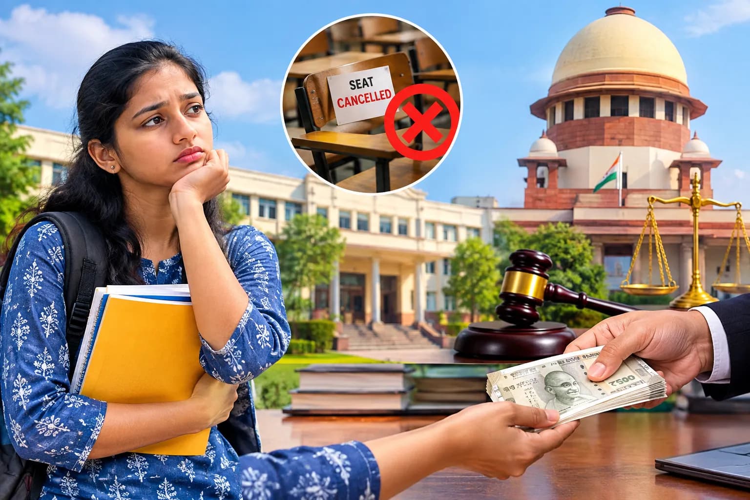 సీటు రద్దయితే ఫీజు వెనక్కి ఇవ్వాల్సిందే.. విద్యార్థిపై ఆర్థిక భారం మోపొద్దు